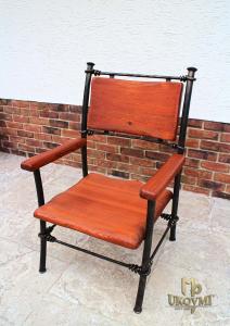 Luxusná kovaná stolička - záhradný nábytok (NBK-10)